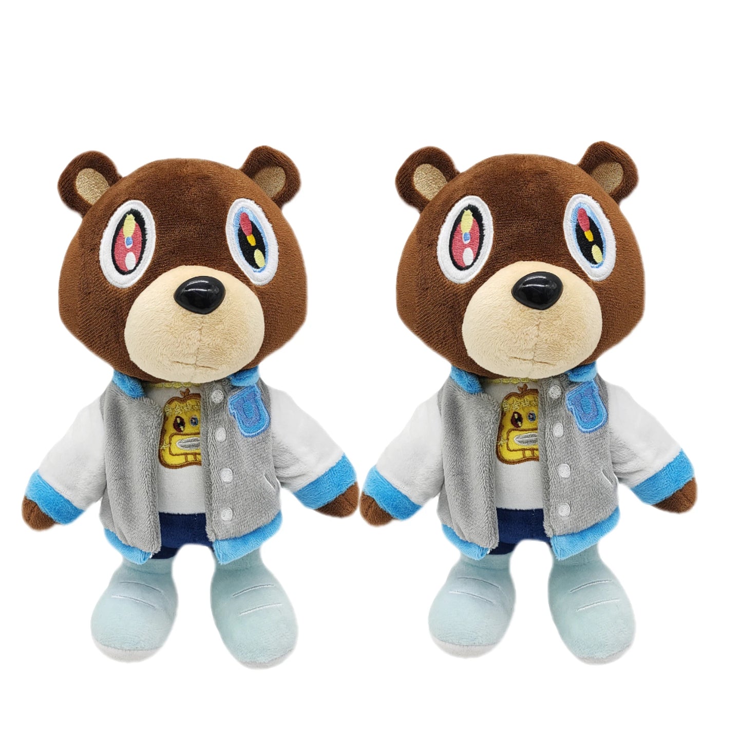 26cm Kawaii Kanye Dropout Bear Teddy Bear Plush Toys Kanye West Graduation Soft Stuffed Home Room Decor Birthday Gift