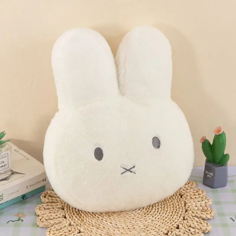 Kawaii Miffy Plush Pillow Cute Sweet Doll Toy Creative Room Decoration Cartoon Ornament Birthday Christmas Gift