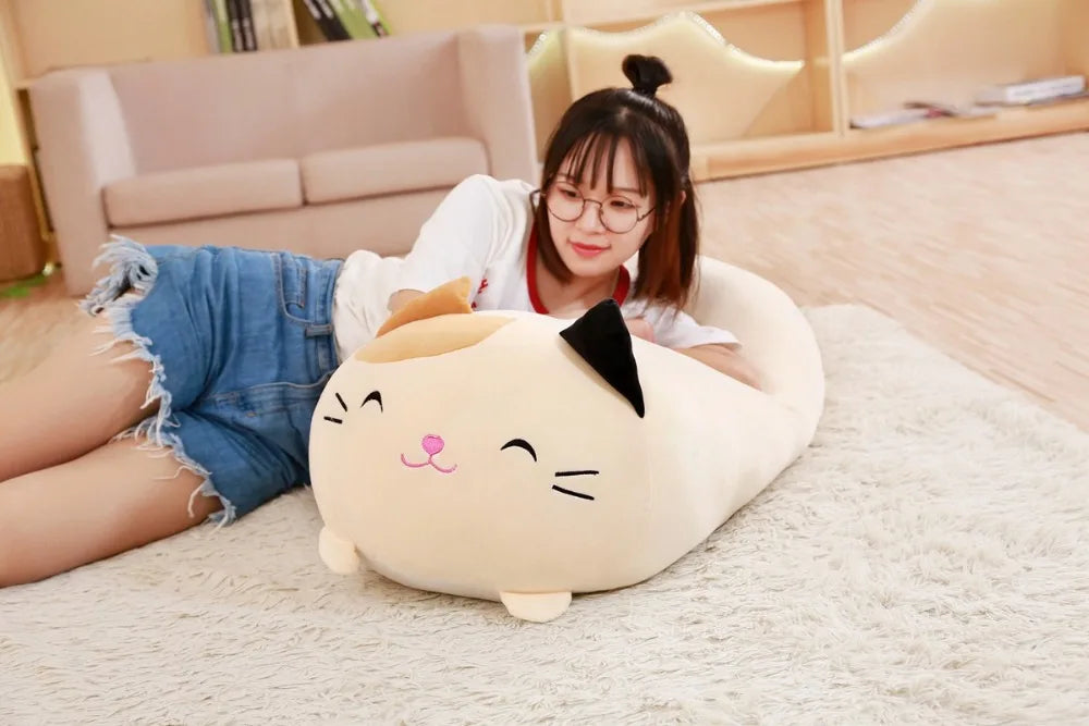 90cm Soft Animal Cartoon Corner Bio Pillow Cushion Cute Dog Cat Dinosaur Pig Unicorn Plush Toy Stuffed Lovely Kid Birthyday Gift