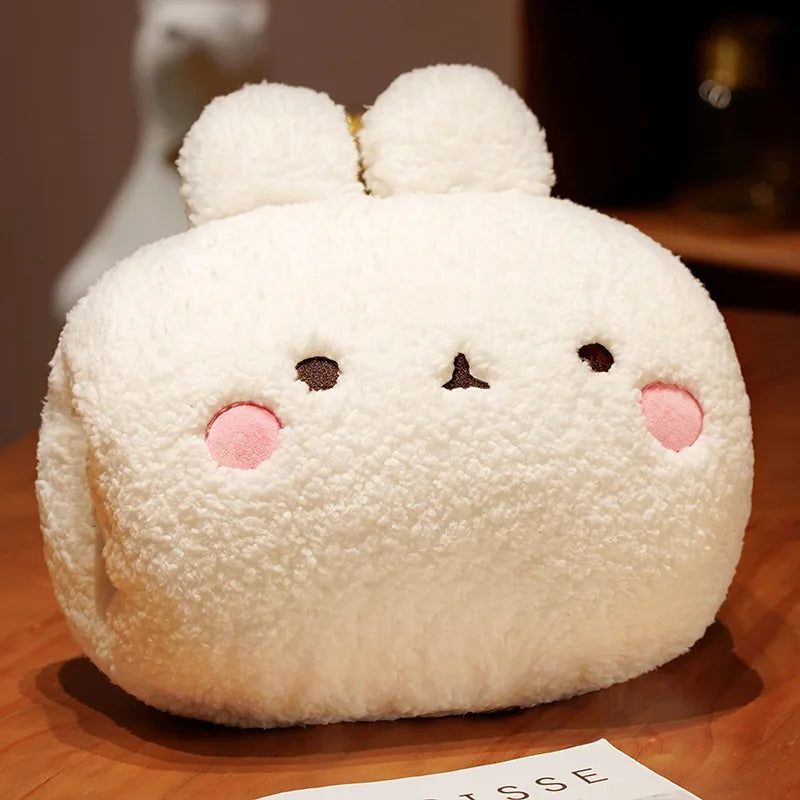 35cm kawaii Animal Teddy Bear Rabbit Frog Tiger Pig Plush Toys Cartoon Stuffed Soft Pillow Back Sofa Cushion for Girls Kids