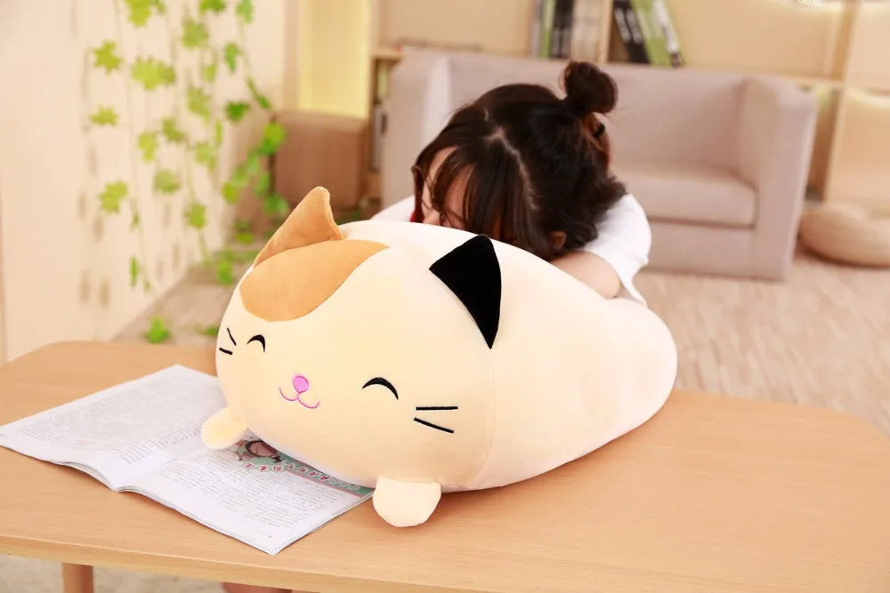 90cm Soft Animal Cartoon Corner Bio Pillow Cushion Cute Dog Cat Dinosaur Pig Unicorn Plush Toy Stuffed Lovely Kid Birthyday Gift