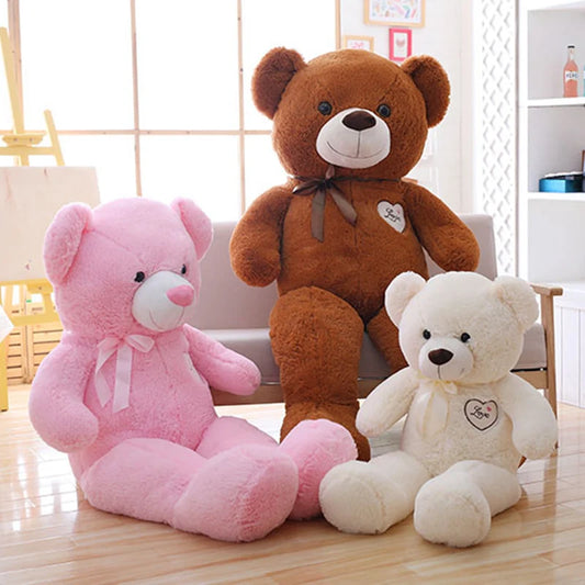 1PC Cute Large Size 90cm Stuffed Teddy Bear Plush Toy Big Embrace Bear Doll Lovers/Christmas Gifts Birthday Gift