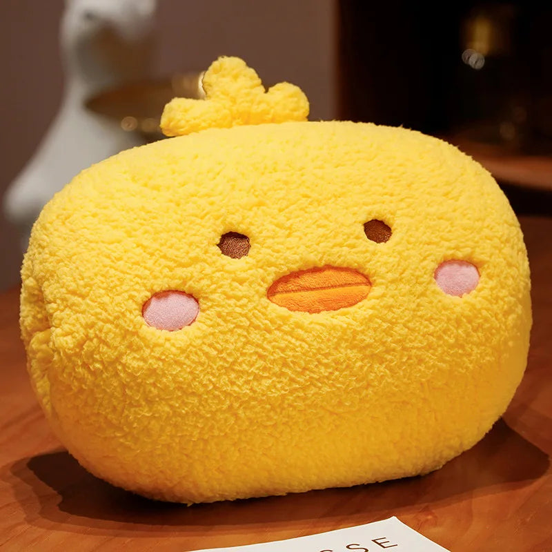 35cm kawaii Animal Teddy Bear Rabbit Frog Tiger Pig Plush Toys Cartoon Stuffed Soft Pillow Back Sofa Cushion for Girls Kids