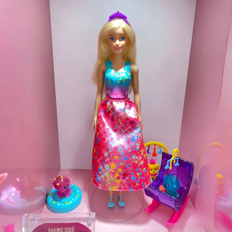 New Mattel Barbie Dolls Girls' Toys Pretty Play House Toys Birthday Gifts Princess Toys Beautiful Princess Toy For Children