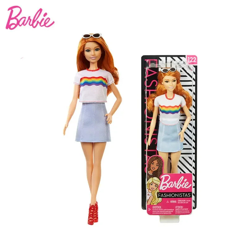 Original Barbie Holiday surprise gift pack doll set princess elegant dress up clothes accessories holiday birthday gift GFF61