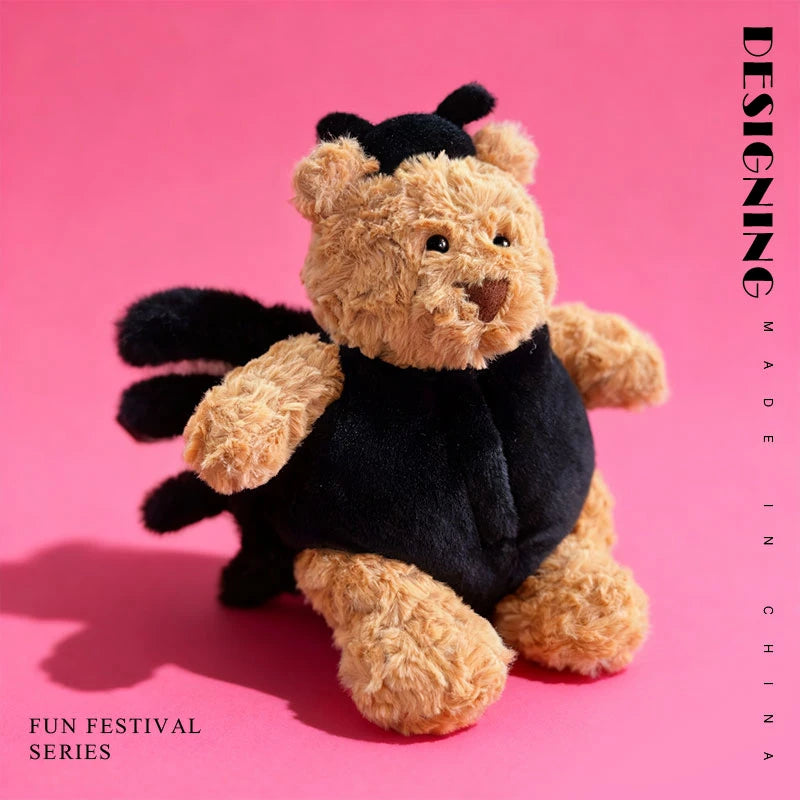 Ins Hot Sale Funny Cute Teddy Bear Soft Doll Bartholomew Bear Doll Brown Bikini Bear Plush Soothing Stuffed Toys Advent Gifts