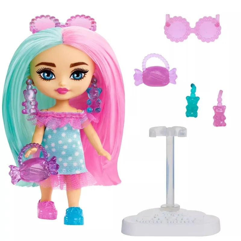 Barbie Doll Extra Mini Minis Dolls for Girls  with  Accessories Stand Toys for Girls Top Brand Birthday Christmas Gifts Assorted