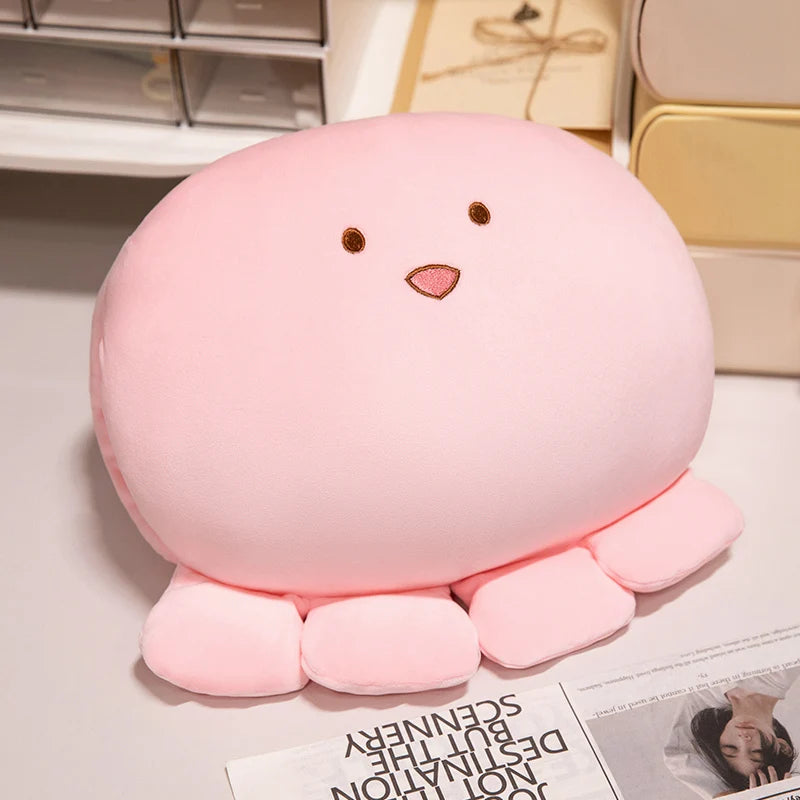 Koi Multi Style Anime Cartoon Octopus Ball Warm Hand Plush Pillow Winter Warm Hand Pillow