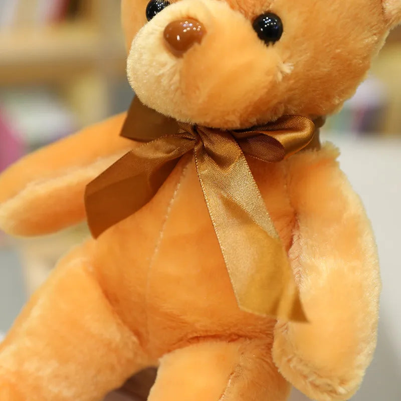 30cm 10 Styles Bear Plush Toy Soft Stuffed Animal Doll Small Pink Gray White Teddy Bear Doll Lovely Birthday Gifts For Girl Boy