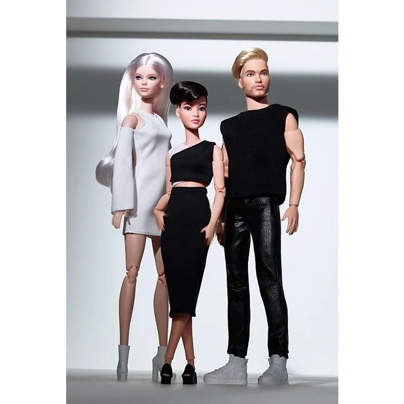 Original Barbie Signature Looks Collection GXB28 Blonde Yoga Body Fashionable Celebrity Barbie Doll Limited Collection