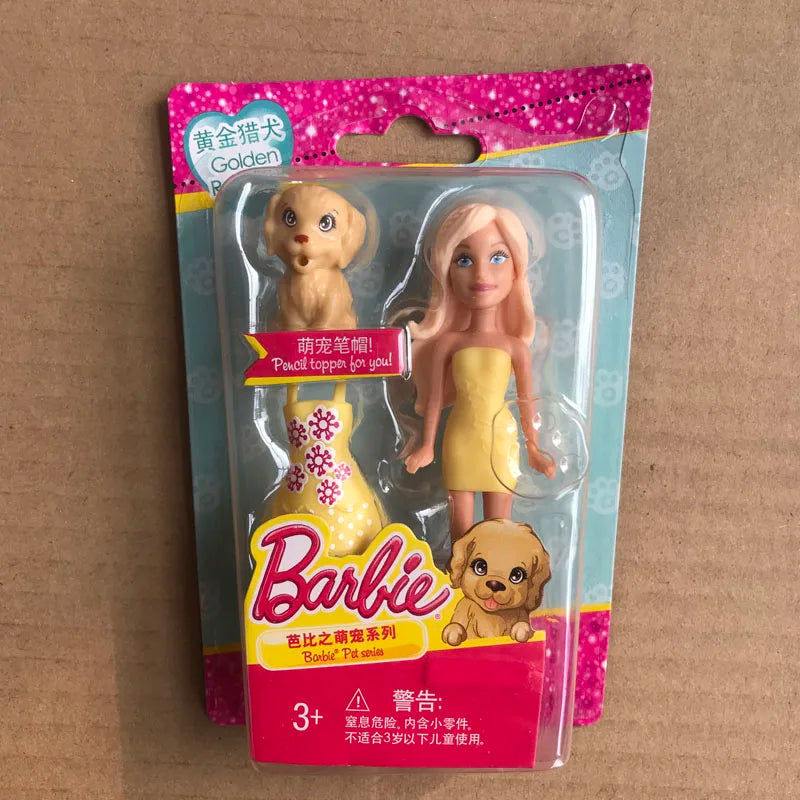 Barbie Dolls for Girls Cute Pet Constellation Series Mini Doll Genuine Girl Playing House Toys Cheap Random 1pcs