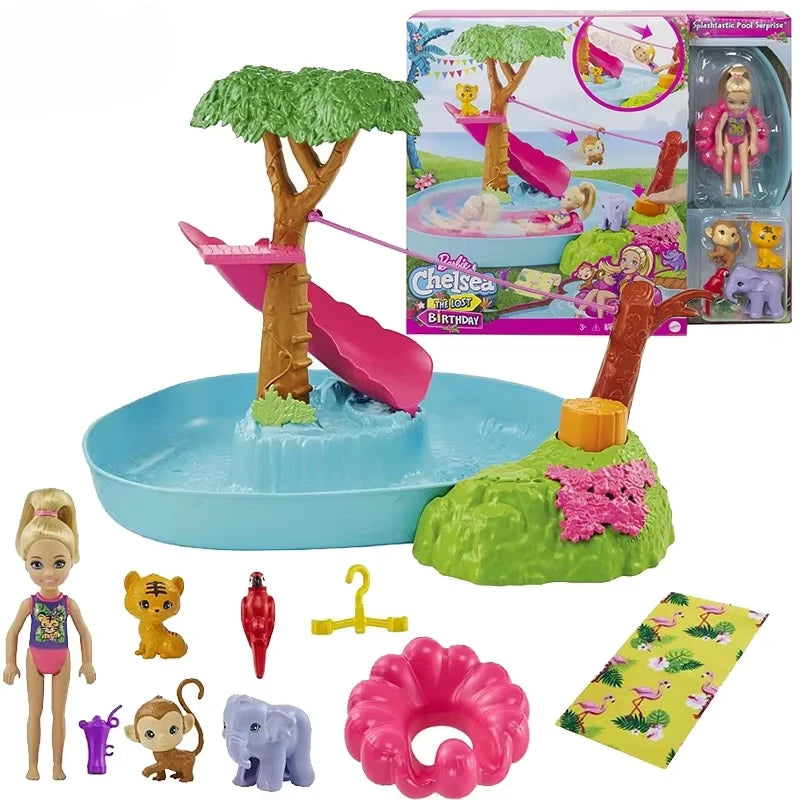 Original Travel Barbie Doll with Clothes Accessories Brinquedos Barbie Doll Toys for Children Juguete Baby Toys for Girls Boneca