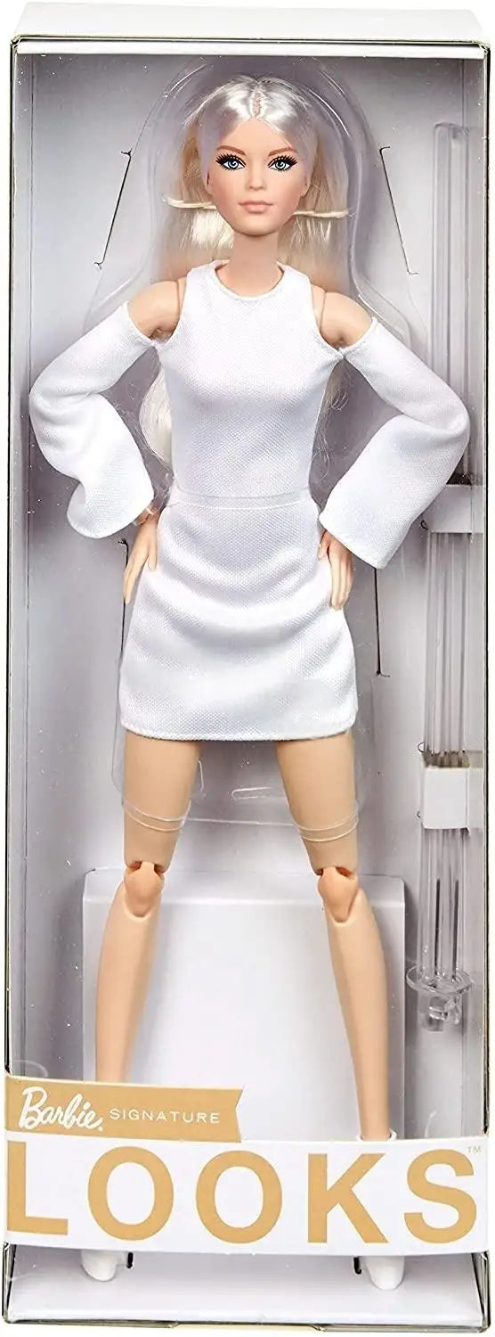 Original Barbie Signature Looks Collection GXB28 Blonde Yoga Body Fashionable Celebrity Barbie Doll Limited Collection