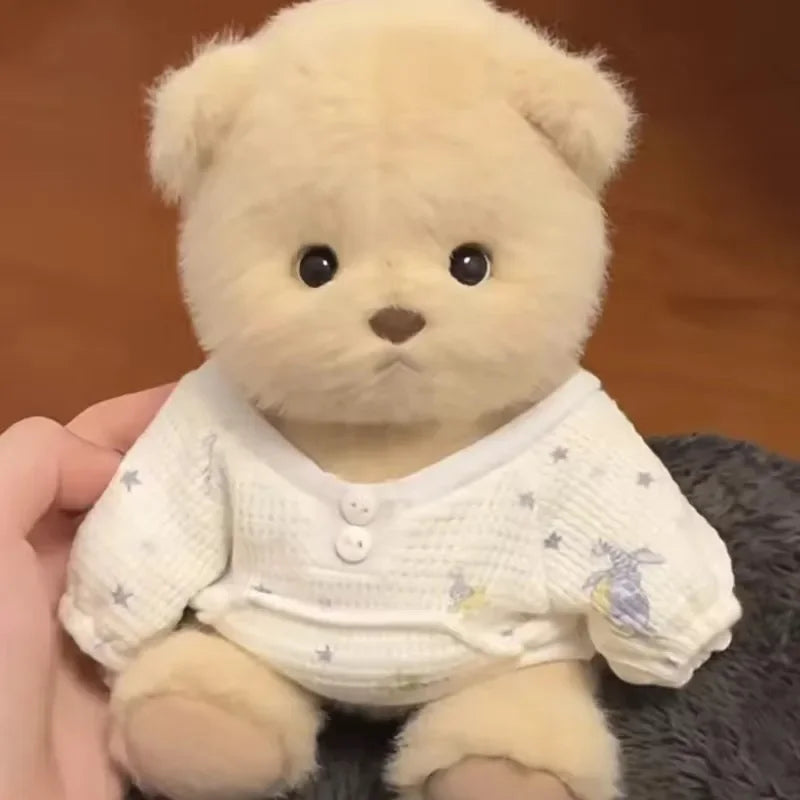 High Quality Handmade Teddy Bear Plush Toy Change Dress Cloth Girl Hug Cuddly Plushie Doll for Girlfriend Christmas Gift