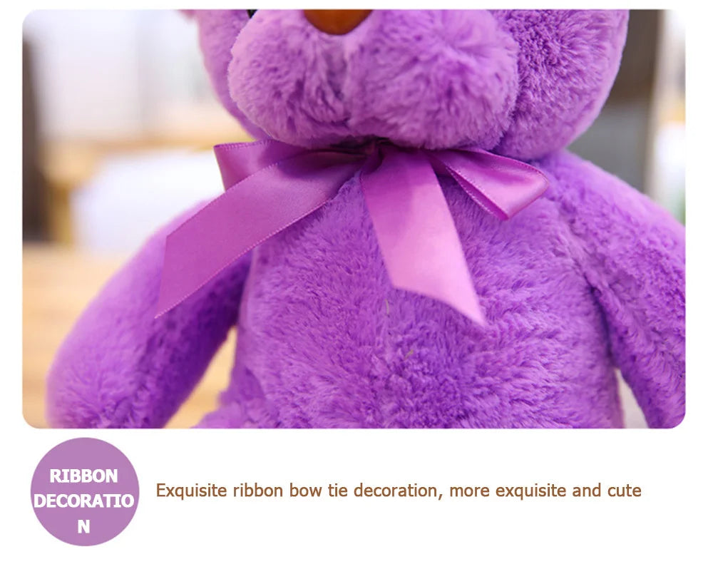 Cute Teddy Bear Plush Soft Stuffed Bear Animal Toy Plushie Kawaii Cat Baby Sleeping Toys Home Decor For Kids Girl Gifts