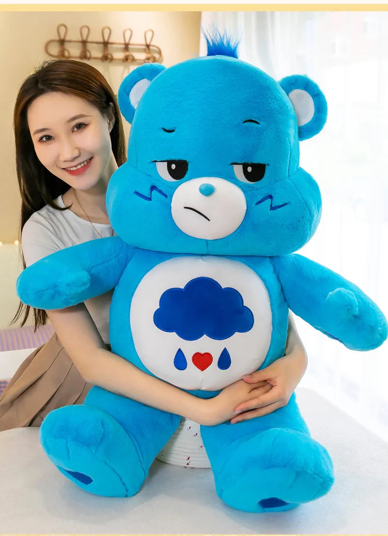 MINISO Rainbow Bear Plush Toys Lovely Care Bears Plush Toys Stuffed Dolls Homdecor Teddy Bear Sleeping Plush Pillows Friend Gift