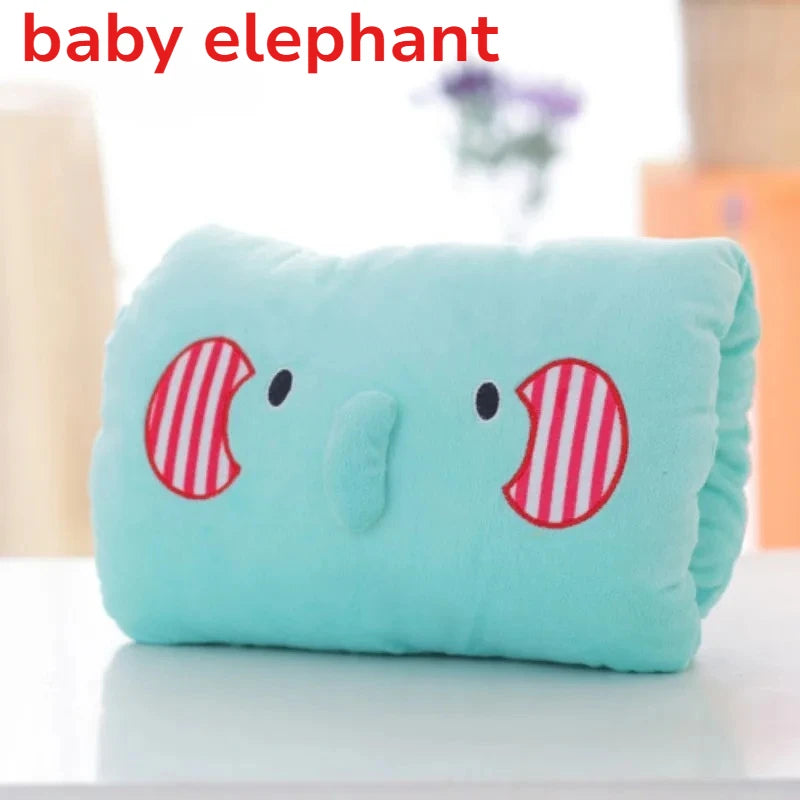 Cute Cartoon Hand Warmer Pillow Soft Stuffed Animal Creative Gift for Kids Nap Cushion Hand warmer  travel neck pillow