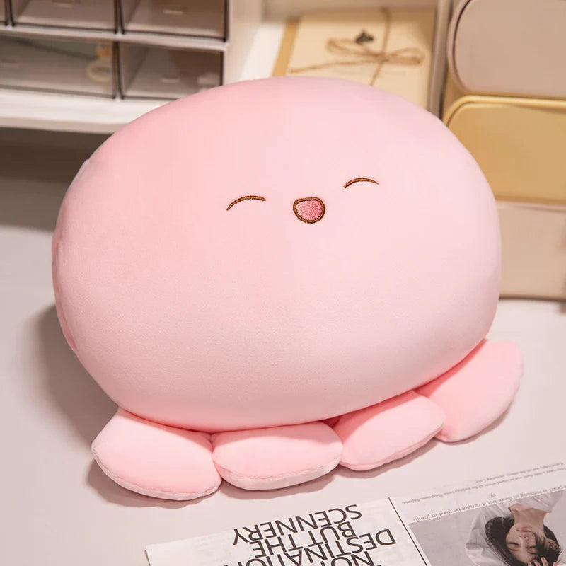 Koi Multi Style Anime Cartoon Octopus Ball Warm Hand Plush Pillow Winter Warm Hand Pillow