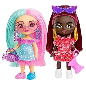 Barbie Doll Extra Mini Minis Dolls for Girls  with  Accessories Stand Toys for Girls Top Brand Birthday Christmas Gifts Assorted