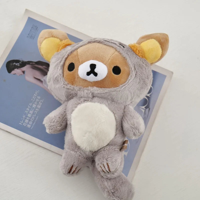 Anime Rilakkuma Cartoon Plush Doll Soft bear Toys Kawaii Room Decor Teddy Bear Plushies Cute Couple Bear Xmas Gifts For Girls