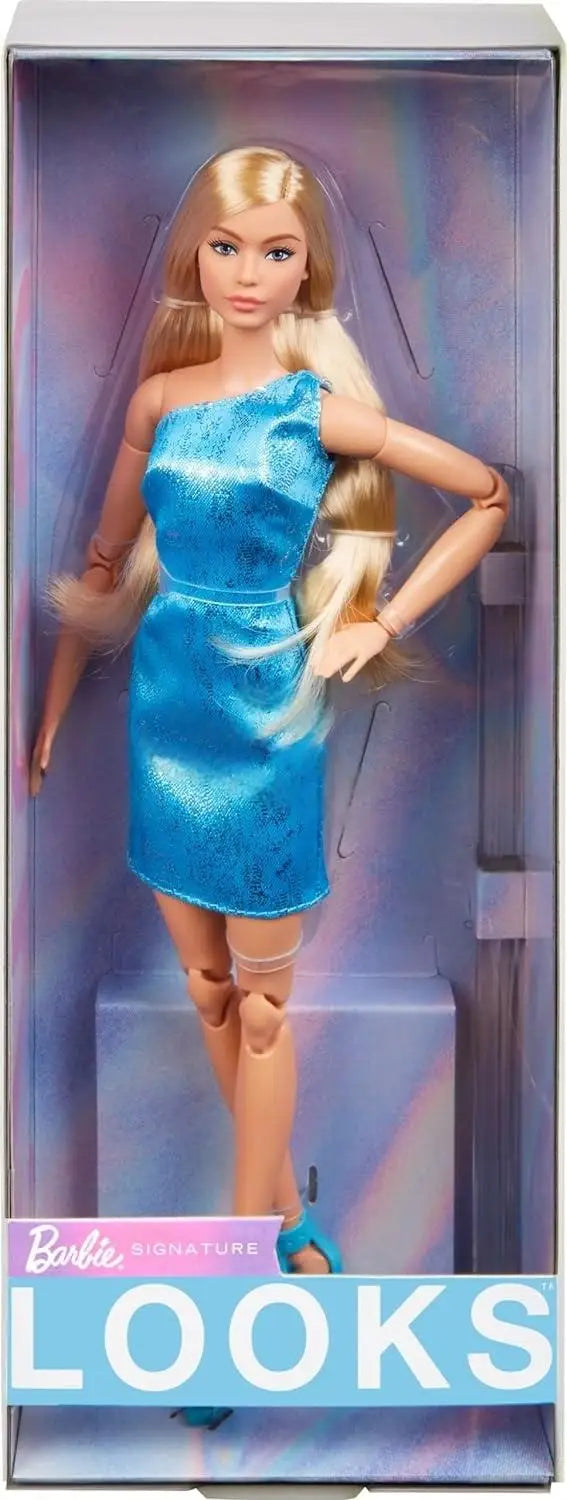 Original Barbie Signature Looks Collection GXB28 Blonde Yoga Body Fashionable Celebrity Barbie Doll Limited Collection