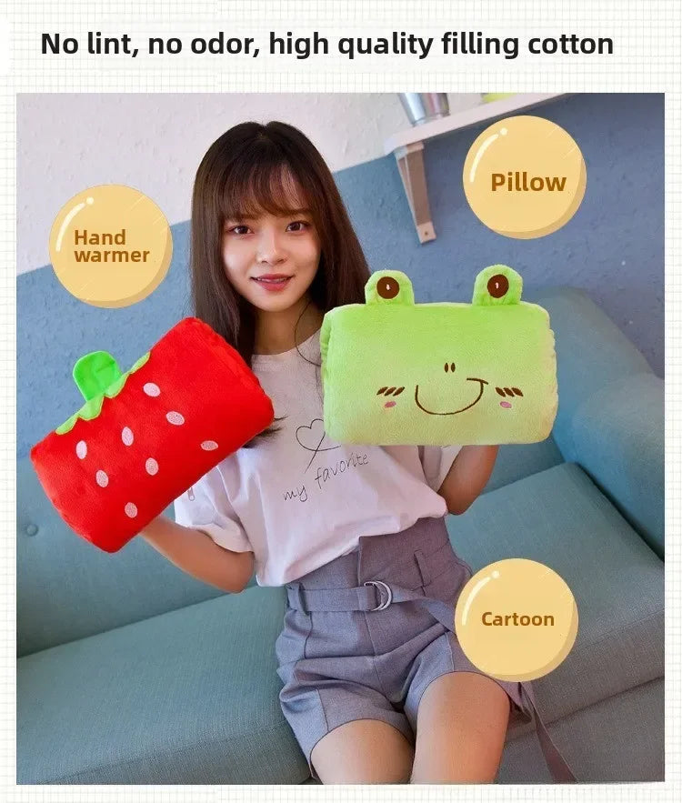 kids cute gift winter cartoon plush suho hand pillow hand warmer, weak hero class 1 arm pillow, Children's Gift