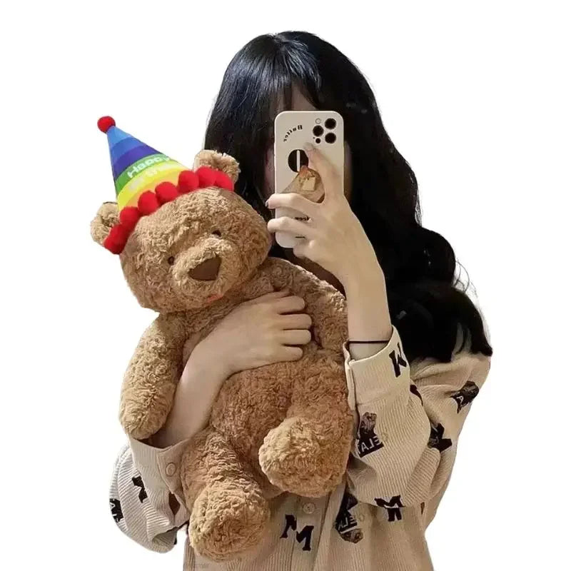 Ins Hot Sale Funny Cute Teddy Bear Soft Doll Bartholomew Bear Doll Brown Bikini Bear Plush Soothing Stuffed Toys Advent Gifts