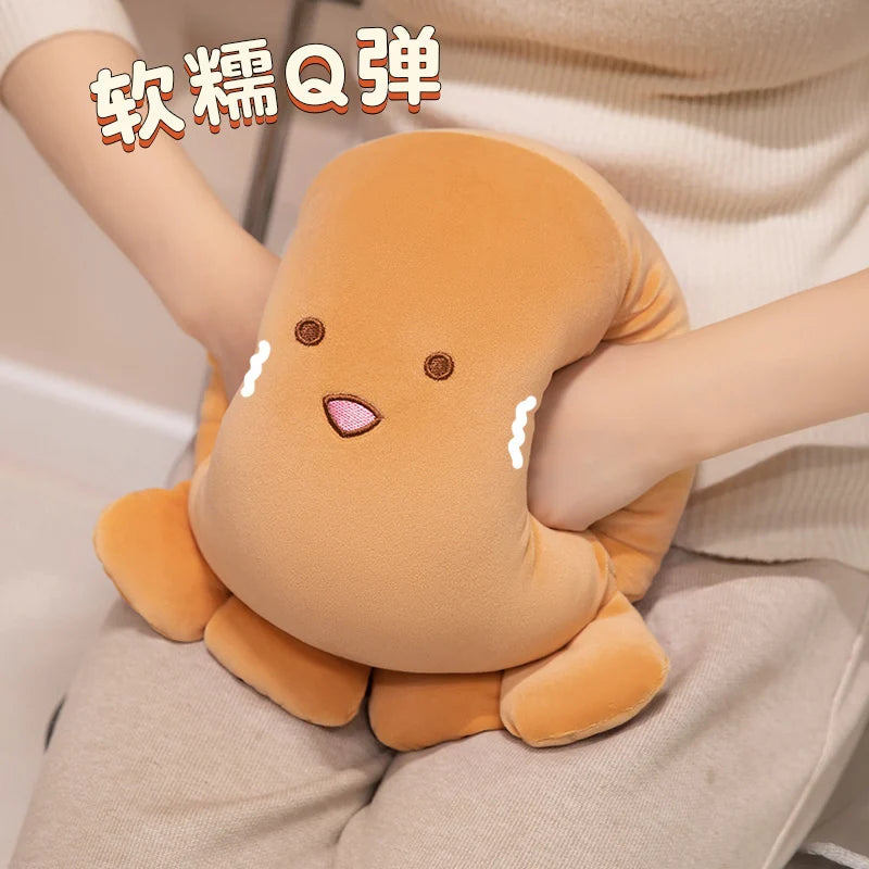 Koi Multi Style Anime Cartoon Octopus Ball Warm Hand Plush Pillow Winter Warm Hand Pillow