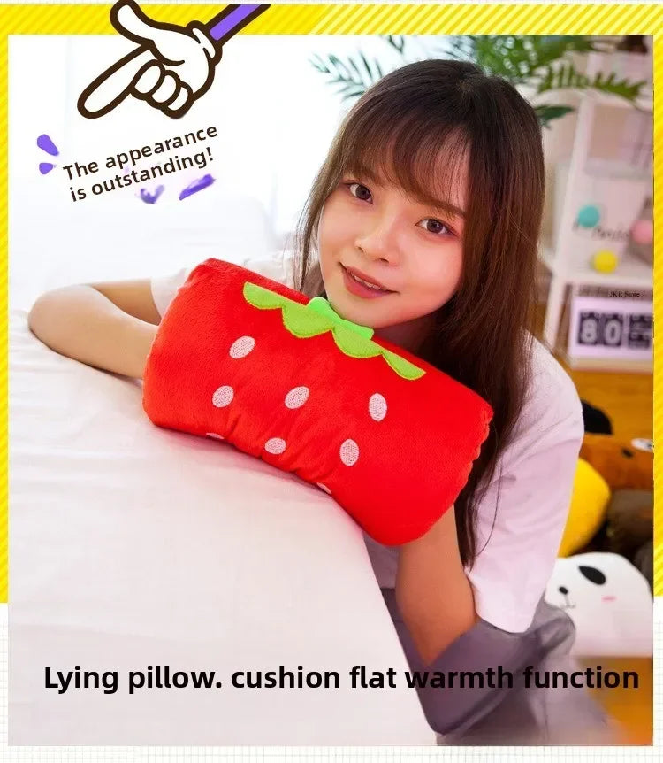 kids cute gift winter cartoon plush suho hand pillow hand warmer, weak hero class 1 arm pillow, Children's Gift