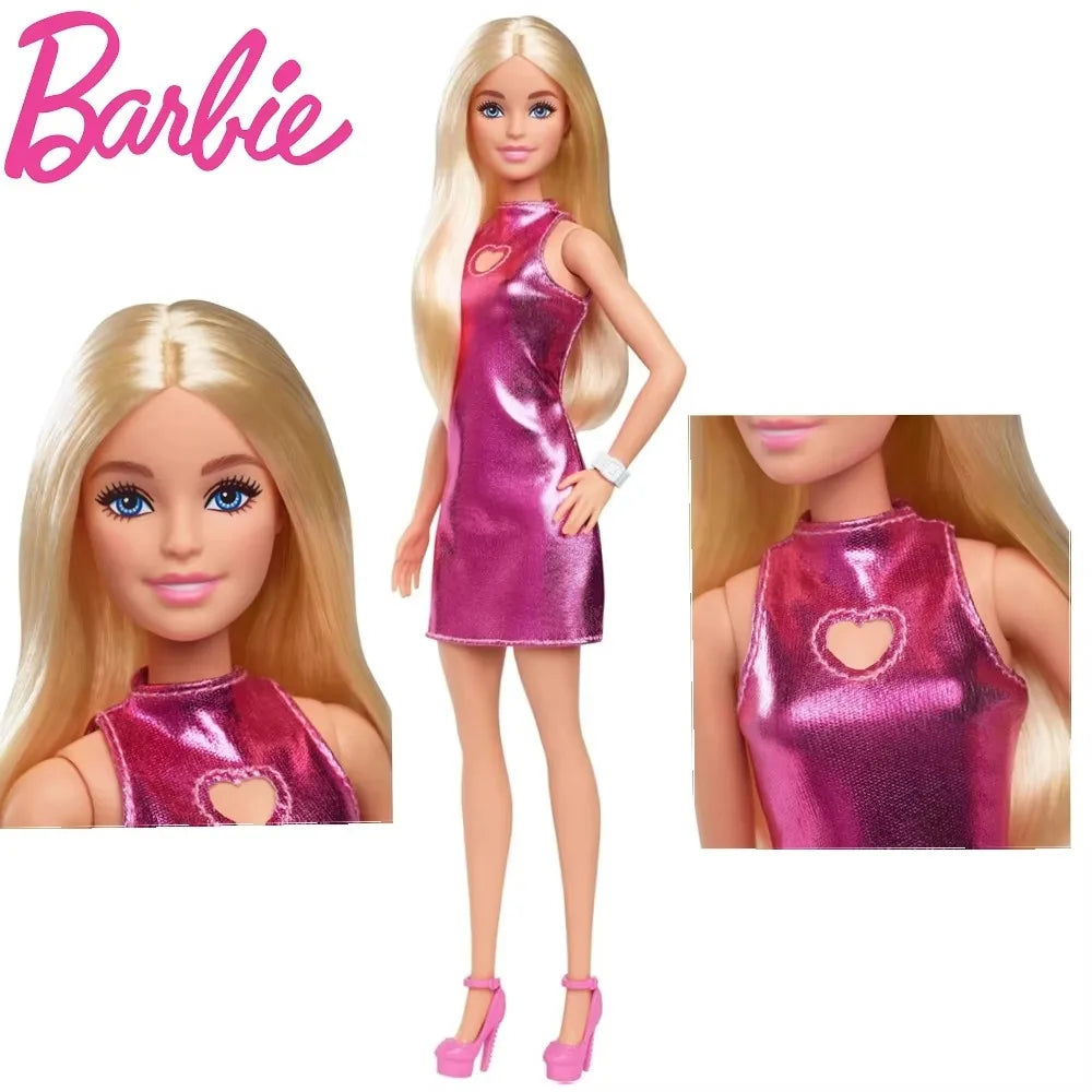 2025 100% Original Mattel Barbie Fashionistas Dolls for Girls Genuine Top Brand Toys for Children Christmas Birthday Gifts