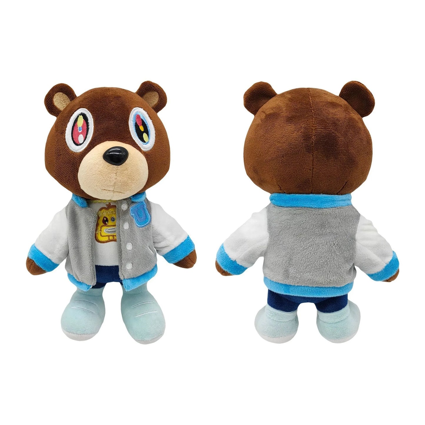 Kanye Teddy Bear Plush Toy Cartoon Bear Dolls Stuffed Soft Toy Christmas Birthday Gift For Children 26cm-30cm