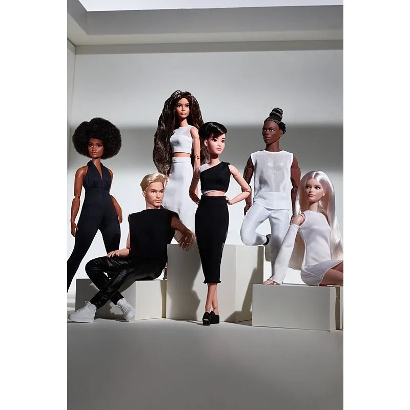 Original Barbie Signature Looks Collection GXB28 Blonde Yoga Body Fashionable Celebrity Barbie Doll Limited Collection