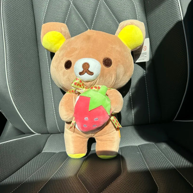 Anime Rilakkuma Cartoon Plush Doll Soft bear Toys Kawaii Room Decor Teddy Bear Plushies Cute Couple Bear Xmas Gifts For Girls