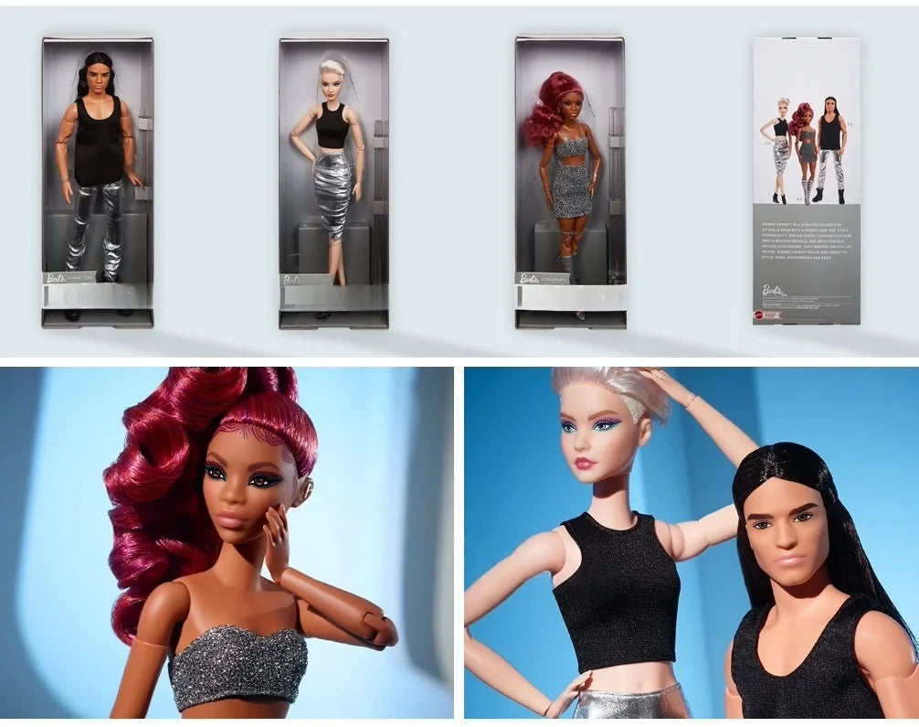 Original Barbie Signature Looks Collection GXB28 Blonde Yoga Body Fashionable Celebrity Barbie Doll Limited Collection