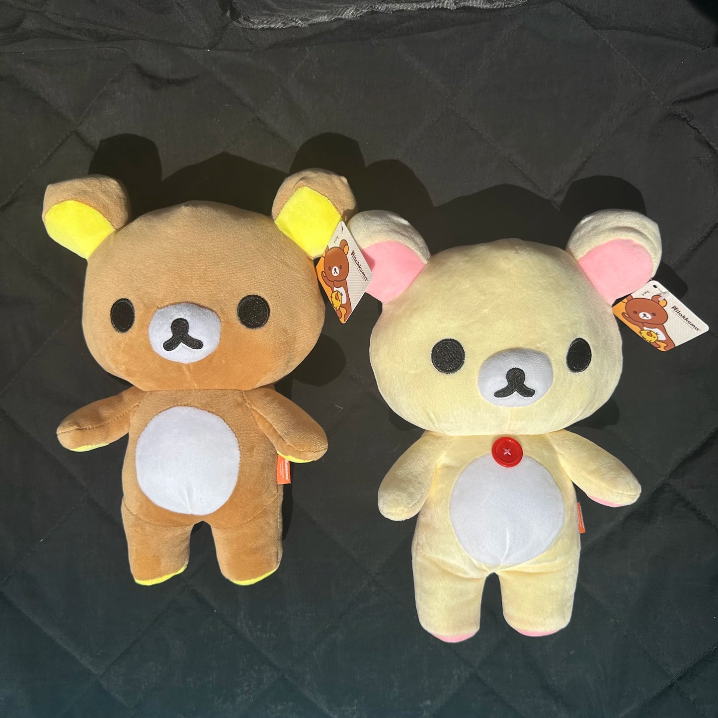 Anime Rilakkuma Cartoon Plush Doll Soft bear Toys Kawaii Room Decor Teddy Bear Plushies Cute Couple Bear Xmas Gifts For Girls