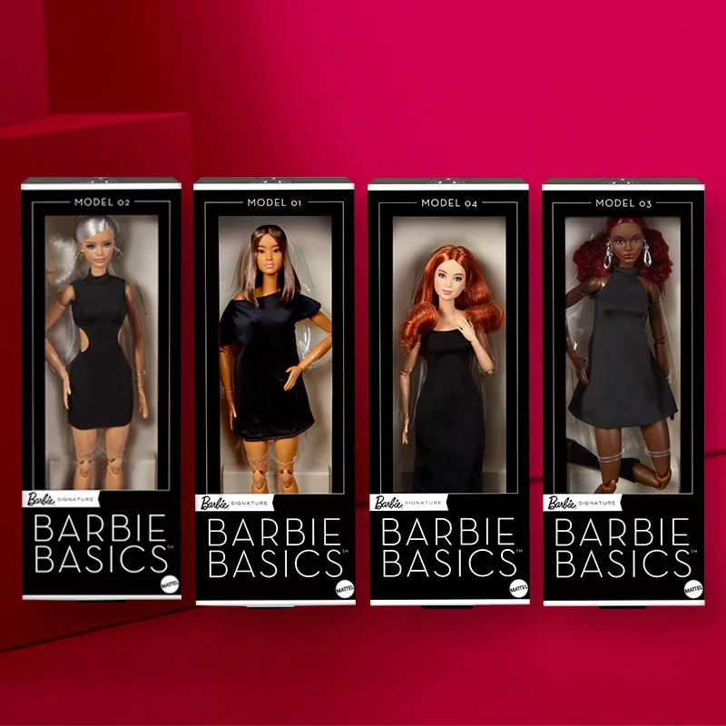 2025 New Barbie Doll Barbie Black Dress Series Handmade Toy Carl Girl Birthday Surprise Gifts