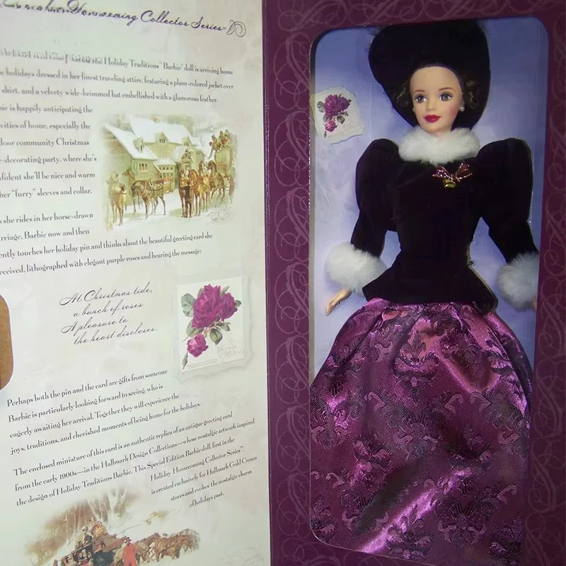 Original Barbie Holiday Traditions 1996 Vintage Special Edition Girls Dolls Toys Homecoming Collector Series 90s Delicate Makeup