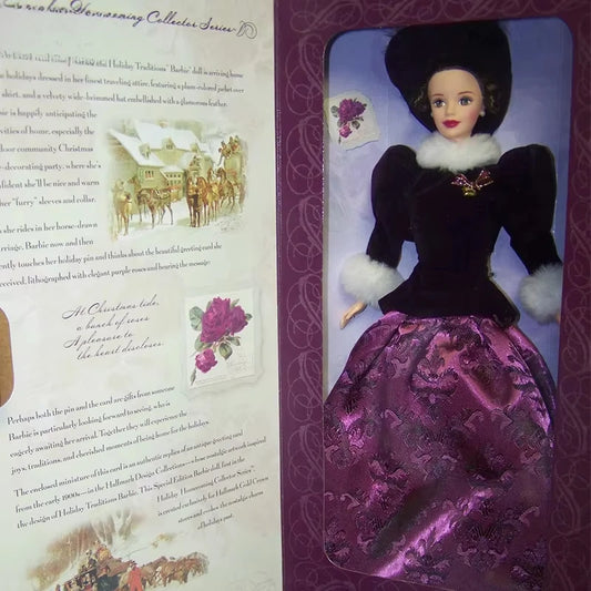 Original Barbie Holiday Traditions 1996 Vintage Special Edition Girls Dolls Toys Homecoming Collector Series 90s Delicate Makeup