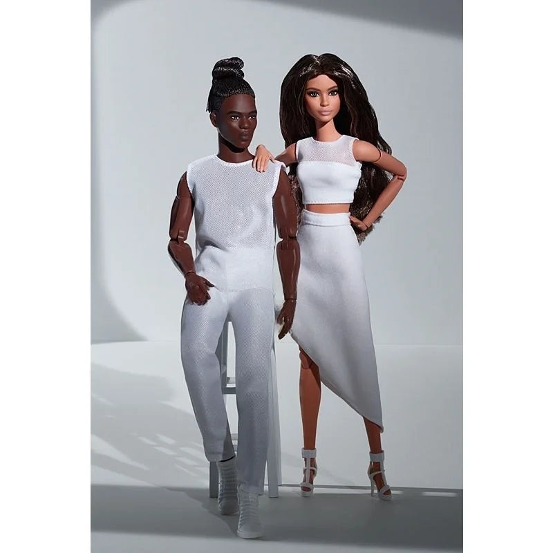 Original Barbie Signature Looks Collection GXB28 Blonde Yoga Body Fashionable Celebrity Barbie Doll Limited Collection