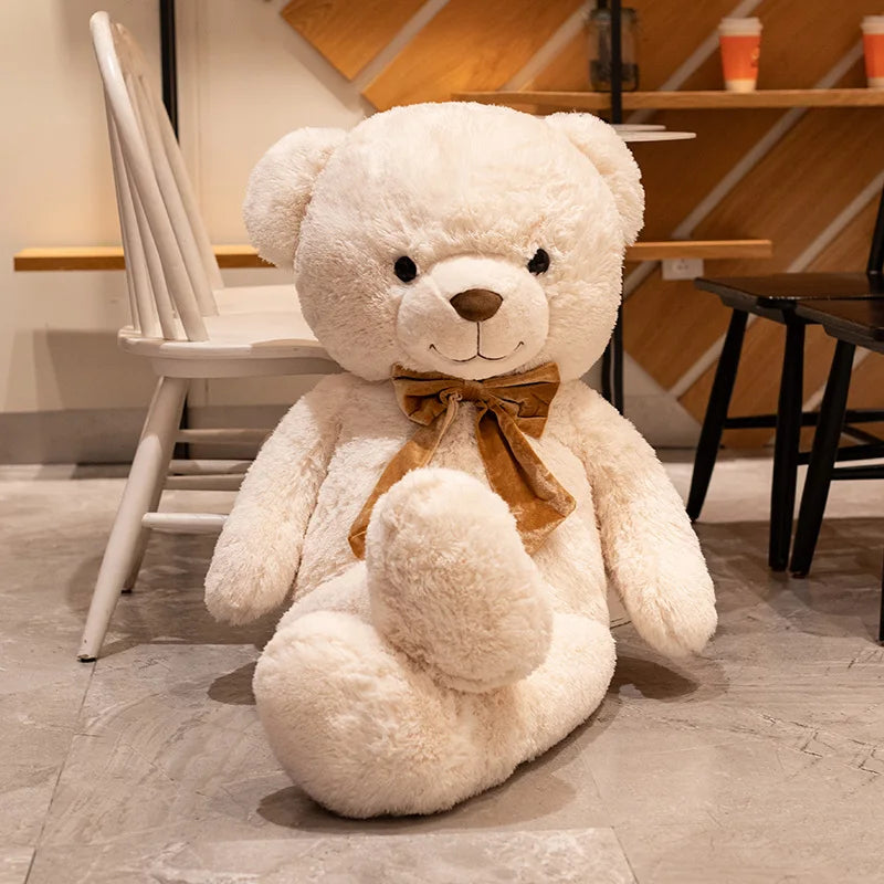 1PC Cute Large Size 90cm Stuffed Teddy Bear Plush Toy Big Embrace Bear Doll Lovers/Christmas Gifts Birthday Gift