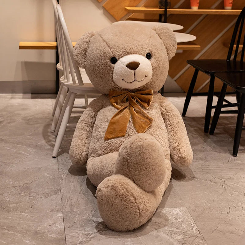 1PC Cute Large Size 90cm Stuffed Teddy Bear Plush Toy Big Embrace Bear Doll Lovers/Christmas Gifts Birthday Gift