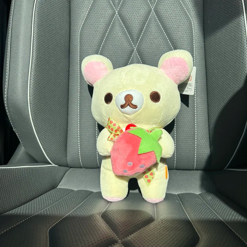 Anime Rilakkuma Cartoon Plush Doll Soft bear Toys Kawaii Room Decor Teddy Bear Plushies Cute Couple Bear Xmas Gifts For Girls