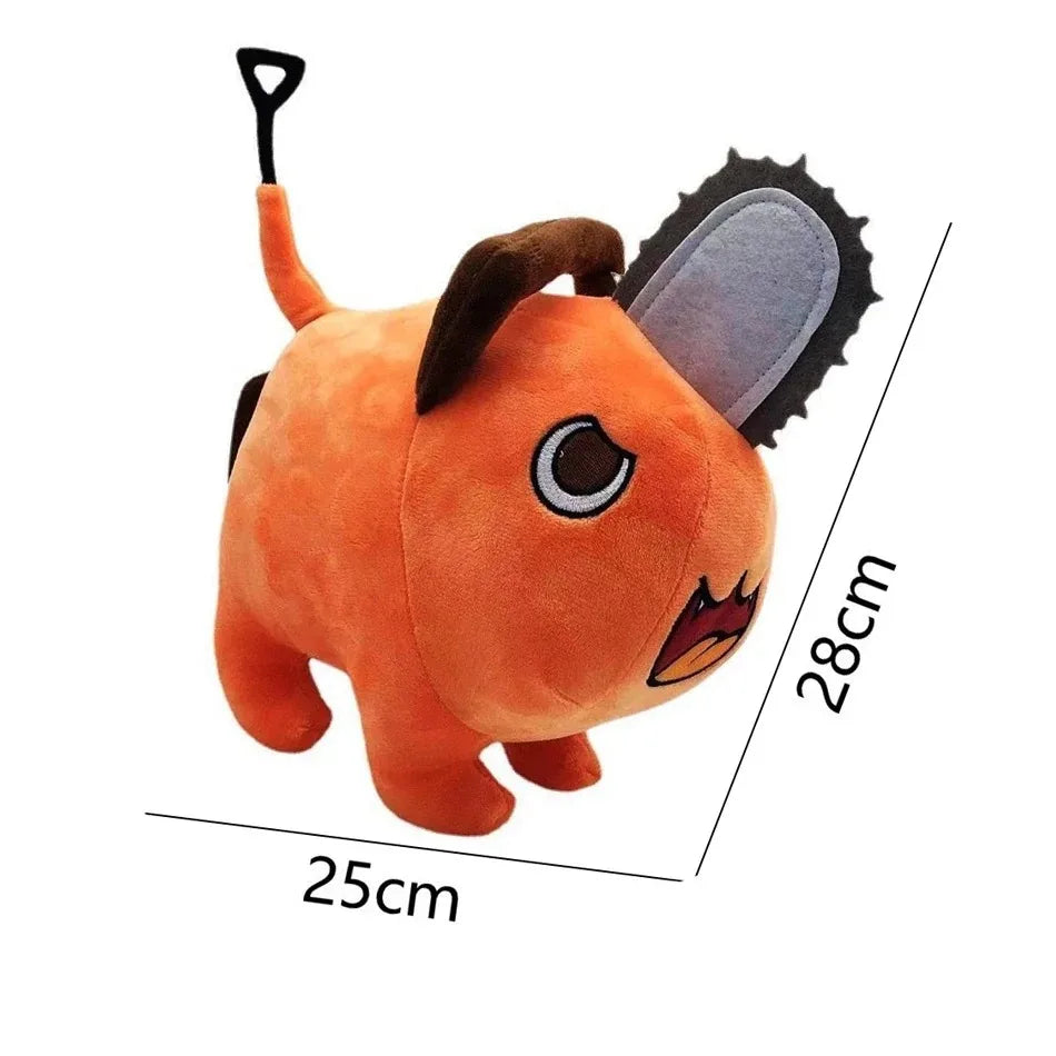 25/40cm Anime Chainsaw Man Dolls Plush Toy Cartoon Pochita Orange Dog Pillow Stuffed Soft Toy for Kids Birthday Gift