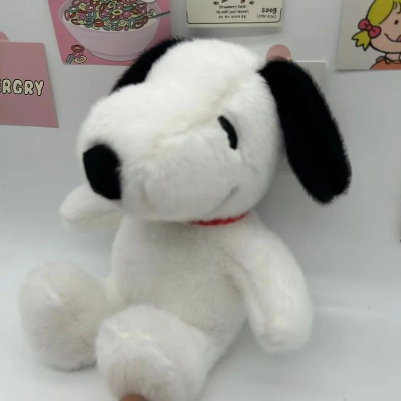 NEW 30cm 5pcs Cartoon Cute Snoopy Plush Toy Pillow Sofa Back Plush Doll Gifts For Children