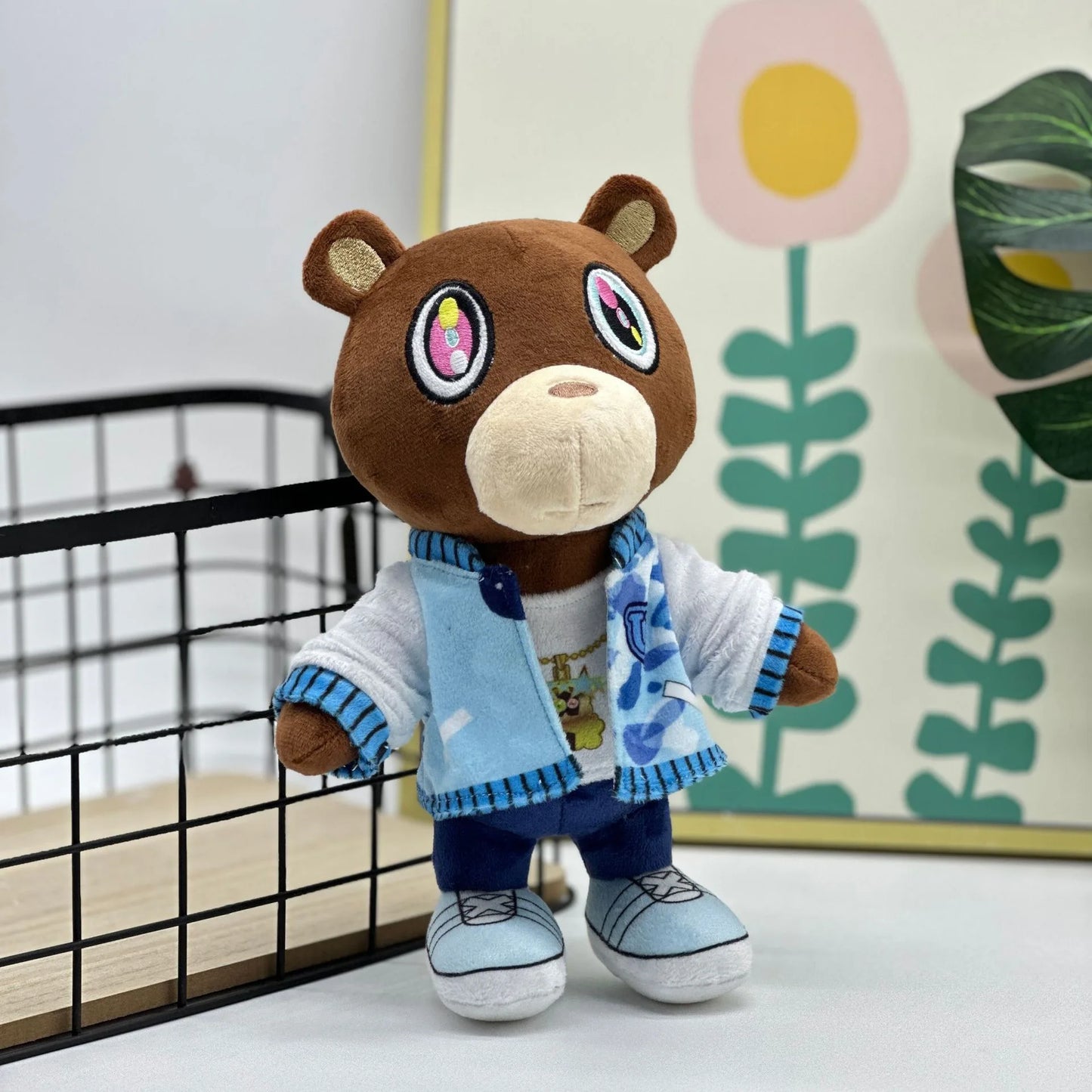 Kanye Teddy Bear Plush Toy Cartoon Bear Dolls Stuffed Soft Toy Christmas Birthday Gift For Children 26cm-30cm