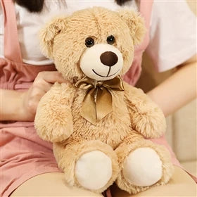 Teddy Bear Stuffed Plush Toys Cute Animal Soft Plushies Dolls Seven Colors Bear Gifts For Girls Happy Kids Birthday Party Favors