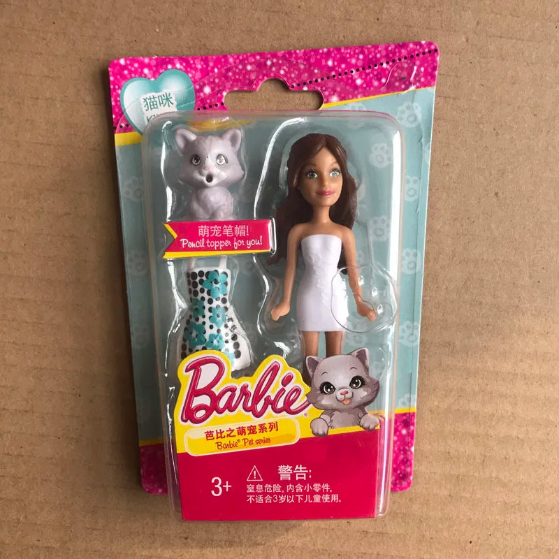 Barbie Dolls for Girls Cute Pet Constellation Series Mini Doll Genuine Girl Playing House Toys Cheap Random 1pcs