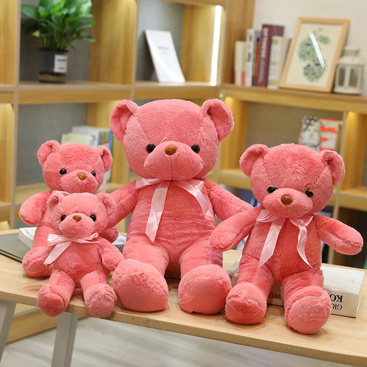30cm 10 Styles Bear Plush Toy Soft Stuffed Animal Doll Small Pink Gray White Teddy Bear Doll Lovely Birthday Gifts For Girl Boy
