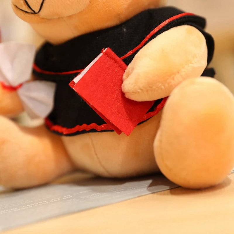 1pc 18/23cm Cute Dr. Bear Plush Toy Stuffed Soft Kawaii Teddy bear Animal Dolls Graduation Gifts for Kids Children Girls