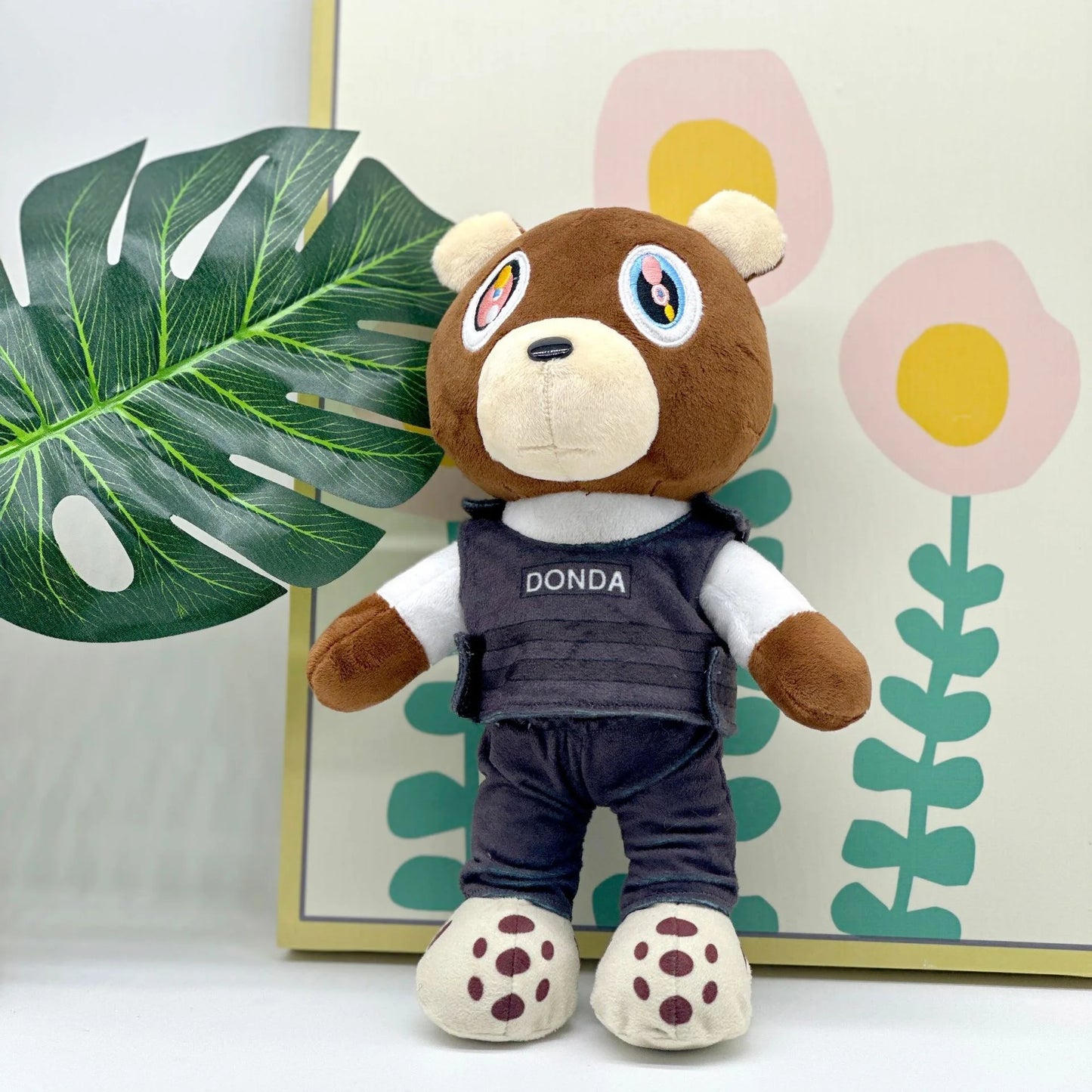 Kanye Teddy Bear Plush Toy Cartoon Bear Dolls Stuffed Soft Toy Christmas Birthday Gift For Children 26cm-30cm
